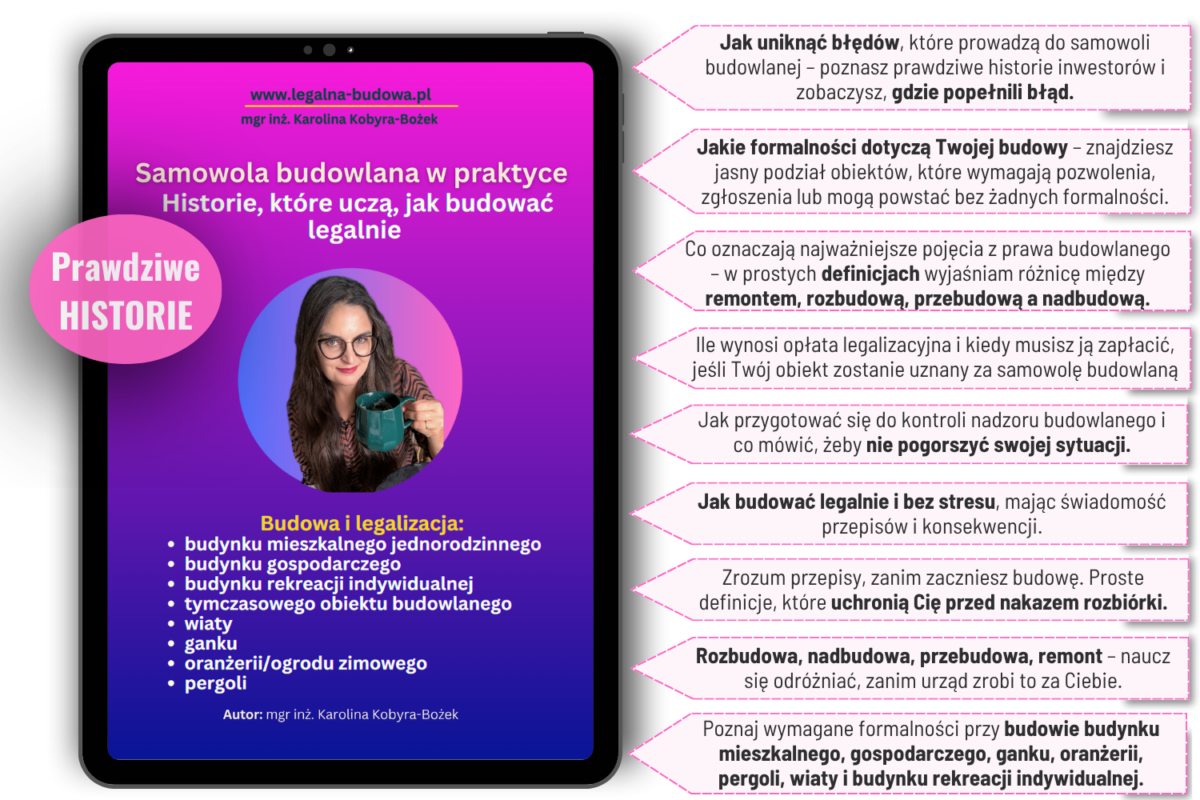 Legalizacja Samowoli Budowlanej Łódź Legalizacja Samowoli Budowlanej Koluszki Legalizacja Samowoli Budowlanej Kutno Legalizacja Samowoli Budowlanej Łask Legalizacja Samowoli Budowlanej Łęczyca Legalizacja Samowoli Budowlanej Łowicz Legalizacja Samowoli Budowlanej Opoczno Legalizacja Samowoli Budowlanej Pabianice Legalizacja Samowoli Budowlanej Pajęczno Legalizacja Samowoli Budowlanej Piotrków Trybunalski Legalizacja Samowoli Budowlanej Poddębice Legalizacja Samowoli Budowlanej Radomsko Legalizacja Samowoli Budowlanej Rawa Mazowiecka Legalizacja Samowoli Budowlanej Sieradz Legalizacja Samowoli Budowlanej Skierniewice Legalizacja Samowoli Budowlanej Tomaszów Mazowiecki Legalizacja Samowoli Budowlanej Zgierz Legalizacja Samowoli Budowlanej Wieruszów Legalizacja Samowoli Budowlanej Zduńska Wola Legalizacja Samowoli Budowlanej Bełchatów Legalizacja Samowoli Budowlanej Brzeziny Legalizacja Samowoli Budowlanej Gdańsk Legalizacja Samowoli Budowlanej Wrocław Legalizacja Samowoli Budowlanej Lublin Legalizacja Samowoli Budowlanej Poznań Legalizacja Samowoli Budowlanej Kraków Legalizacja Samowoli Budowlanej Zakopanem Legalizacja Samowoli Budowlanej Warszawa uproszczone postępowanie • legalizacyjne • legalizacja samowoli budowlanej 20 lat • samowola budowlana bez opłaty • jak zalegalizować budynek bez opłaty • legalizacja starej budowy • legalizacja domu sprzed 20 lat • poradnik legalizacja bez tajemnic • Karolina Kobyra-Bożek legalizacja Wasze najczęstsze pytania: ➡️ Po jakim czasie samowola budowlana jest legalna? ➡️ Ile grozi za samowolę budowlaną? ➡️ Po jakim czasie można zalegalizować samowolę budowlaną? ➡️ Jak uniknąć kary za samowolę budowlaną? ➡️ Kiedy przedawnia się samowola budowlana? ➡️ Jak uniknąć rozbiórki samowoli budowlanej? ➡️ Jakie są kary za samowolę budowlaną? ➡️ ile się płaci za samowolę budowlaną? ➡️ Czy można uniknąć kary za samowolę budowlaną? ➡️ Jaka jest kara za wstawienie okna bez pozwolenia? ➡️ Czy samowola budowlana po 20 latach jest legalna? ➡️ Po jakim czasie samowola budowlana staje się legalna? ➡️ Jak zalegalizować dom, który stol 30 lat? ➡️ legalizacja samowoli budowlanej po 20 latach? ➡️ Jak zalegalizować samowolę budowlaną w 2025 roku? ➡️ Ile kosztuje uproszczona legalizacja samowoli budowlanej? ➡️ Jak udowodnić, że budynek stol 20 lat? ➡️ Co zalicza się do samowoli budowlanej? ➡️ Kiedy samowola budowlana staje się legalna? ➡️ Jaka jest definicja samowoll budowlanej? ➡️ Jak sprawdzić, czy dom nie jest samowolą budowlaną? ➡️ Co zaliczamy do samowoli budowlanej?